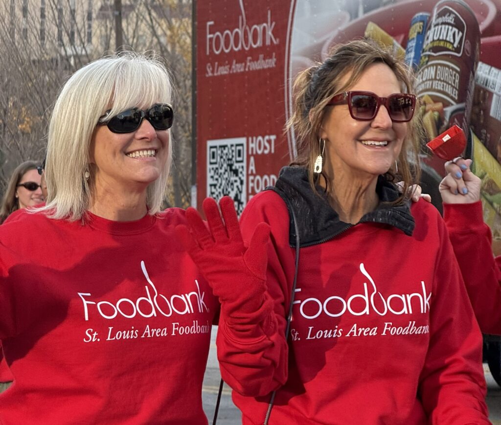 Volunteers at the Thanks for Giving Parade